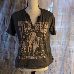Maurices Charcoal Wild West Graphic Tee